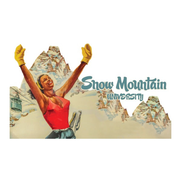 Snow Mountain Sticker