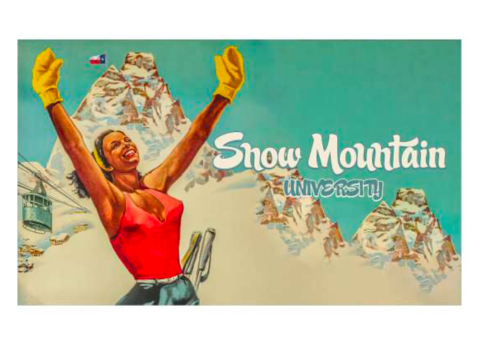 Snow Mountain Flag